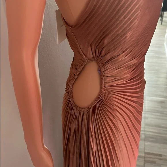 A.L.C. Delfina Matte Pleated Dress $695 Womens size 6 - Picture 9 of 10